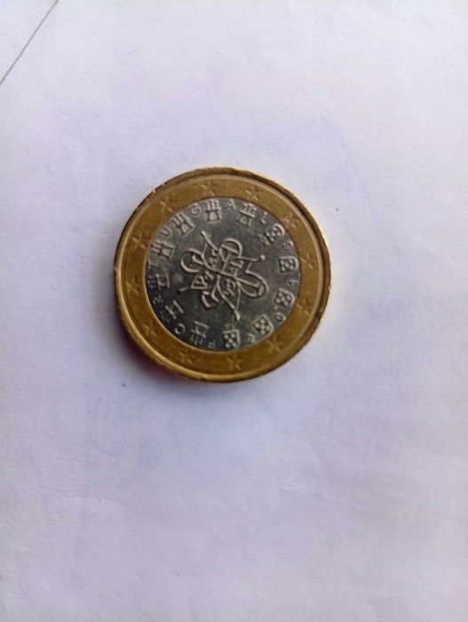 Moeda de 1€, 2016, Portugal, com vários erros