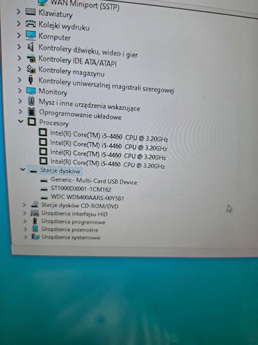Komputer i5 plus dyski