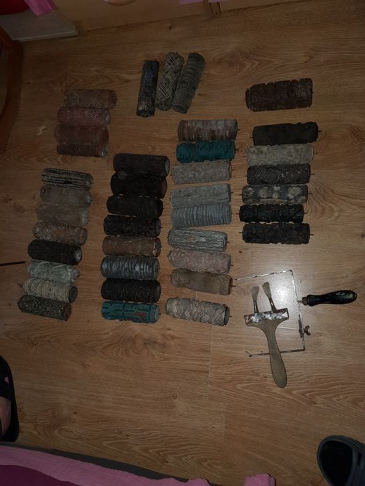 Wałek malarski PRL zestaw 28 wałków