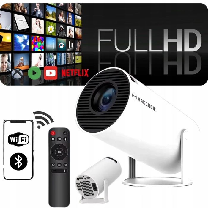 Projektor HY300 PRO – kompaktowe kino domowe, najnowsza wersja