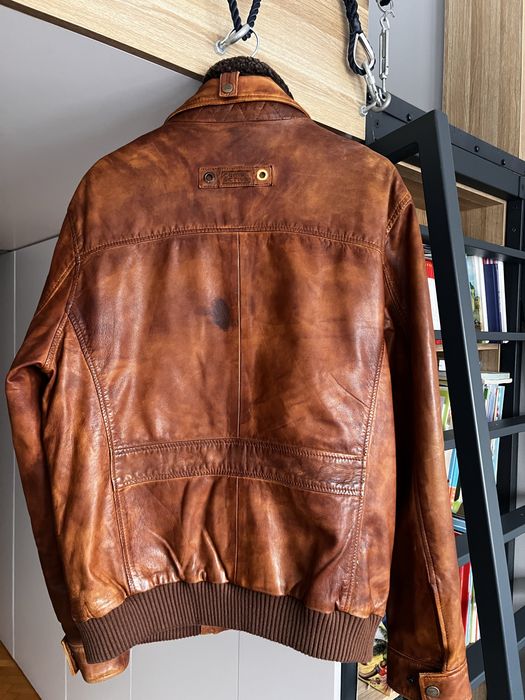 Kurtka skórzana męska Camel Active