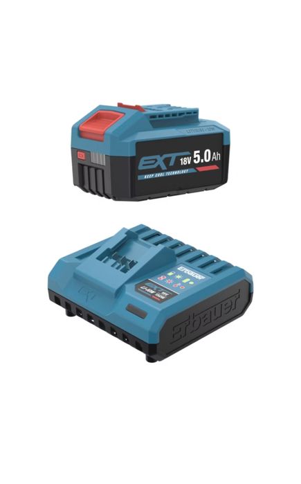 Zestaw Erbauer akumulator 5Ah z ładowarką 6A 18V