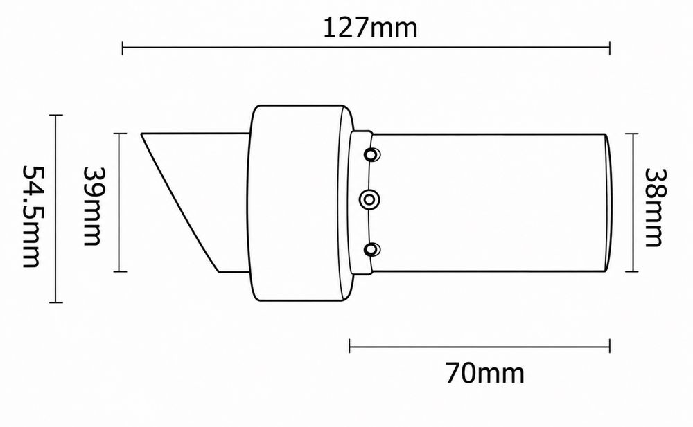 DB-Killer Slip-on para escape de mota, universal
