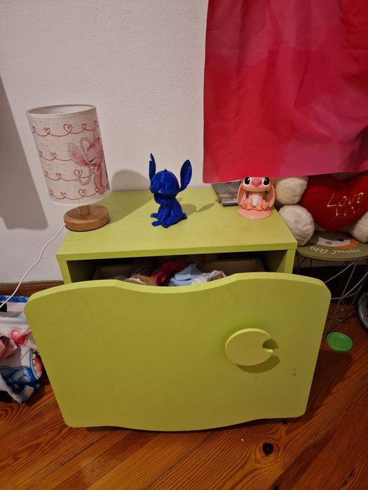 Quarto "completo" menino/menina em verde e rosa