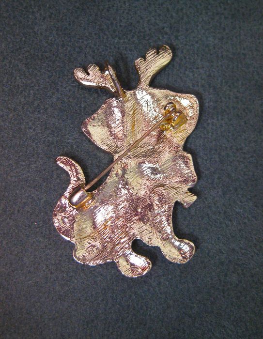 Alfinete / Broche / Pregadeira Cão Feliz NOVO