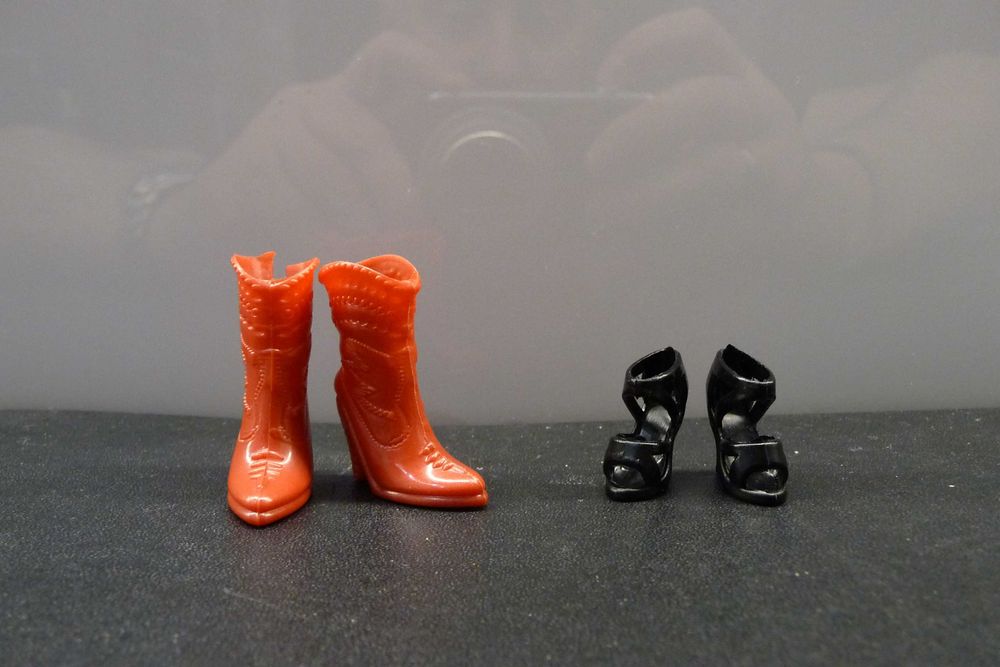 Buty dla lalki Barbie. Kowbojki i szpilki dla Barbie.