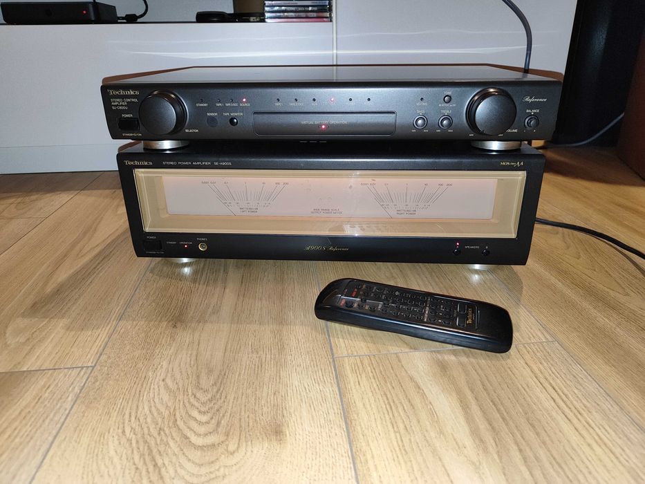 Wzmacniacz Technics A900s Reference i Technics SU-C800U pilot