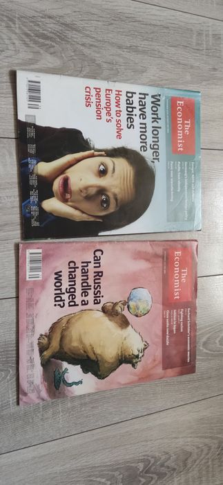 Czasopismo The Ekonomist wydania archiwalne 2sztuki