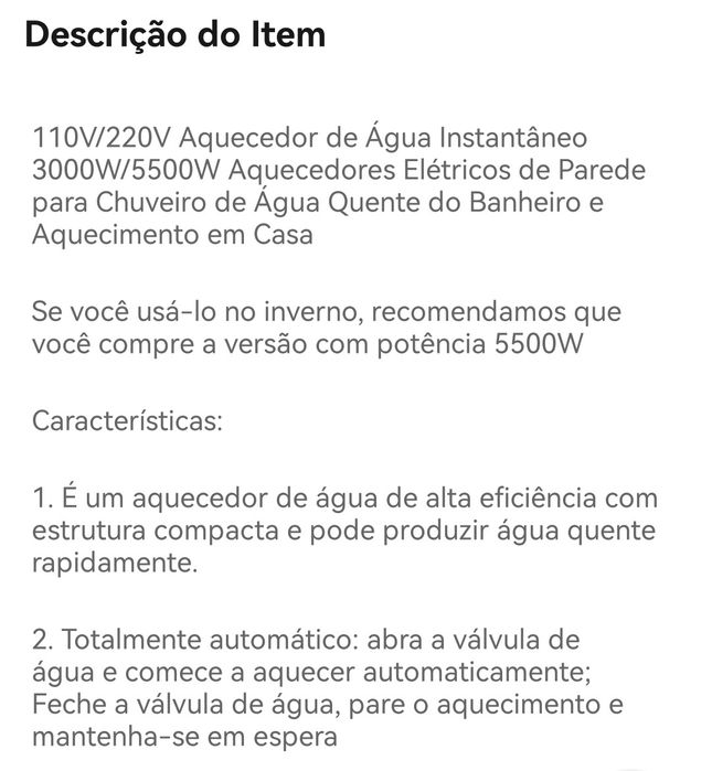 Aquecedor esquentador termoacumulador