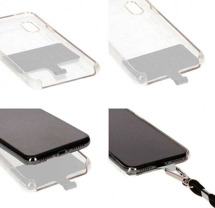 Cordão universal com cartão para capa de telemóvel / smartphone