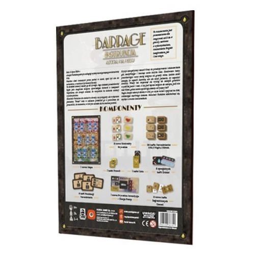 Gra planszowa BARRAGE - podstawa Portal Games