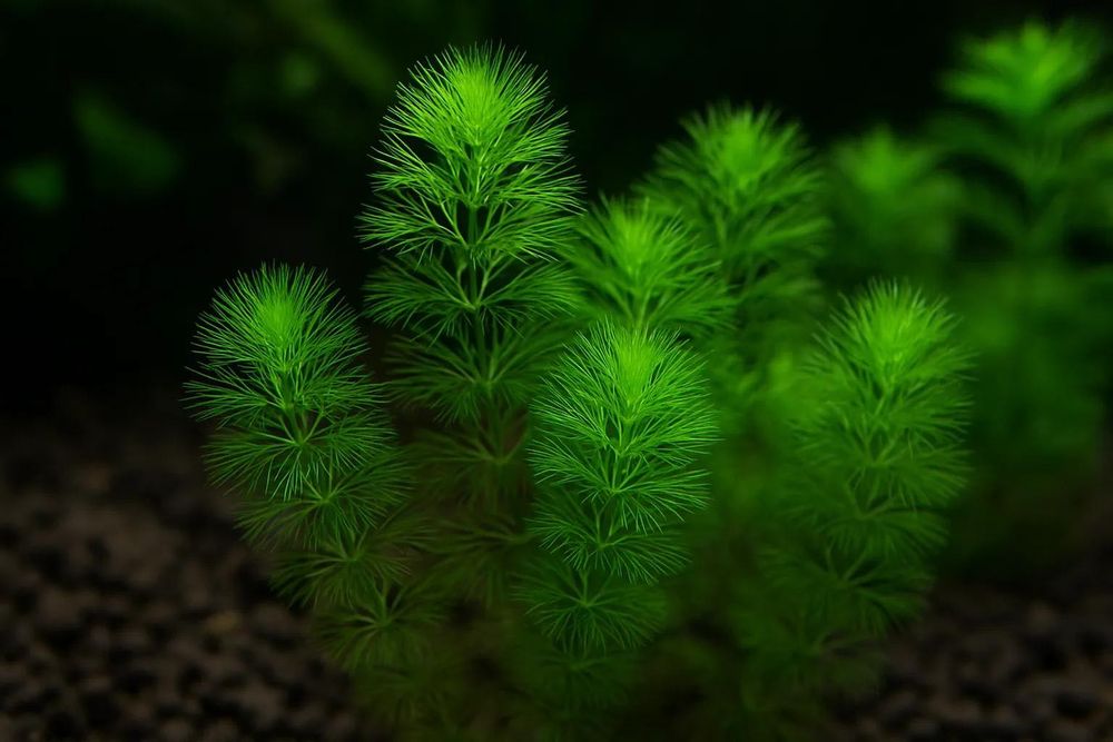 Foxtail (Ceratophyllum demersum) – Planta de Crescimento Muito Rápido