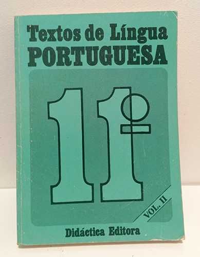 4 livros - Textos de Língua Portuguesa - 10º e 11º anos