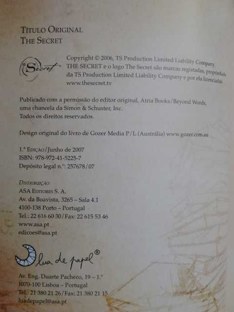 The Secret - O Segredo de Rhonda Byrne - 1ª Edição