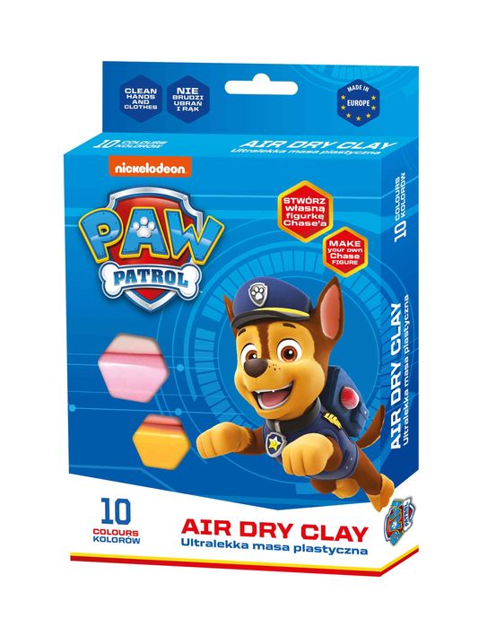 Masa Plastyczna Paw Patrol Chase 10 Kolorów. Nowy Produkt