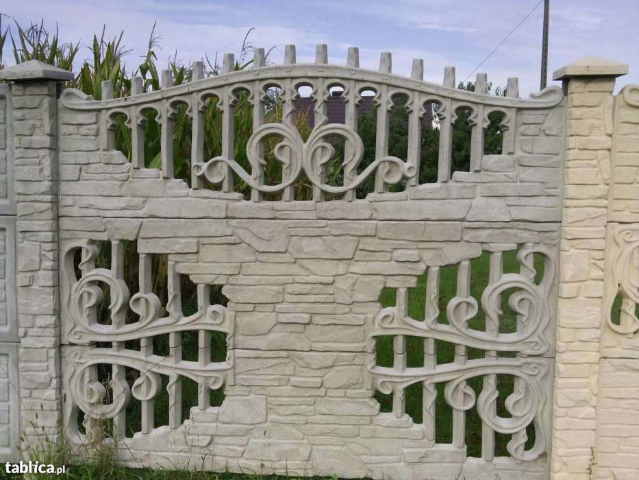 Ogrodzenie  z betonu