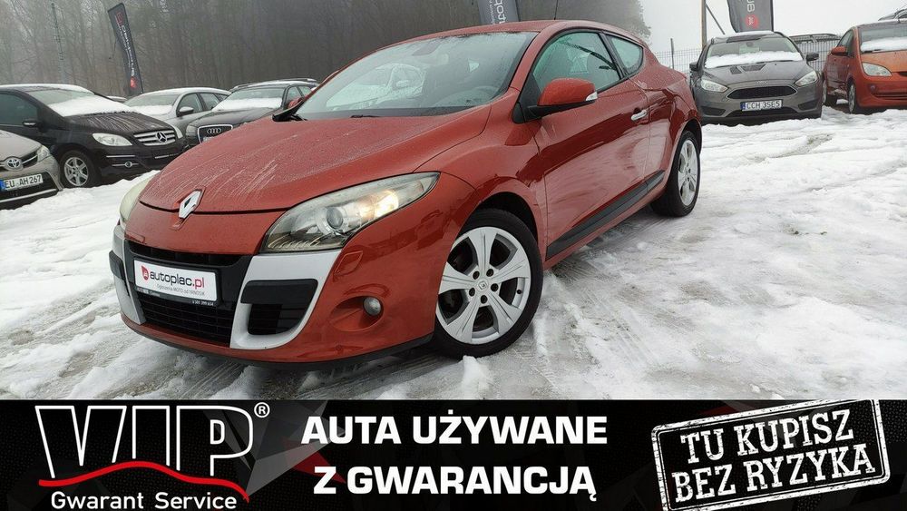 Renault Megane Coupe 1.6i 110kM Klima Navi Keyless Xenon Bluetooth Temp. Gwarancja