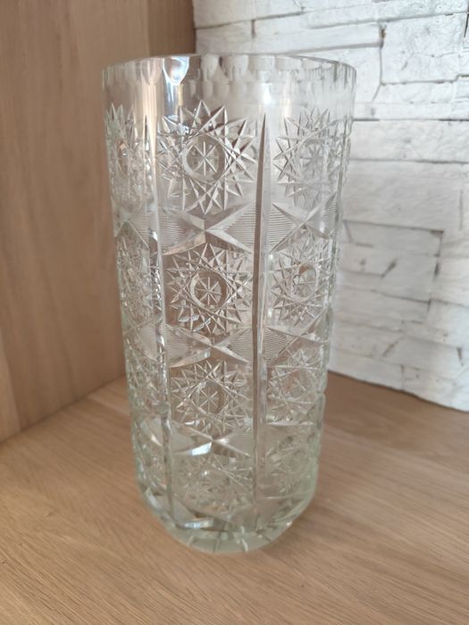 wazon kryształowy 28 cm
