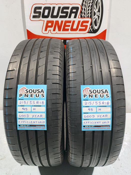 2 pneus semi novos 215-55R18 Good year - Oferta dos Portes