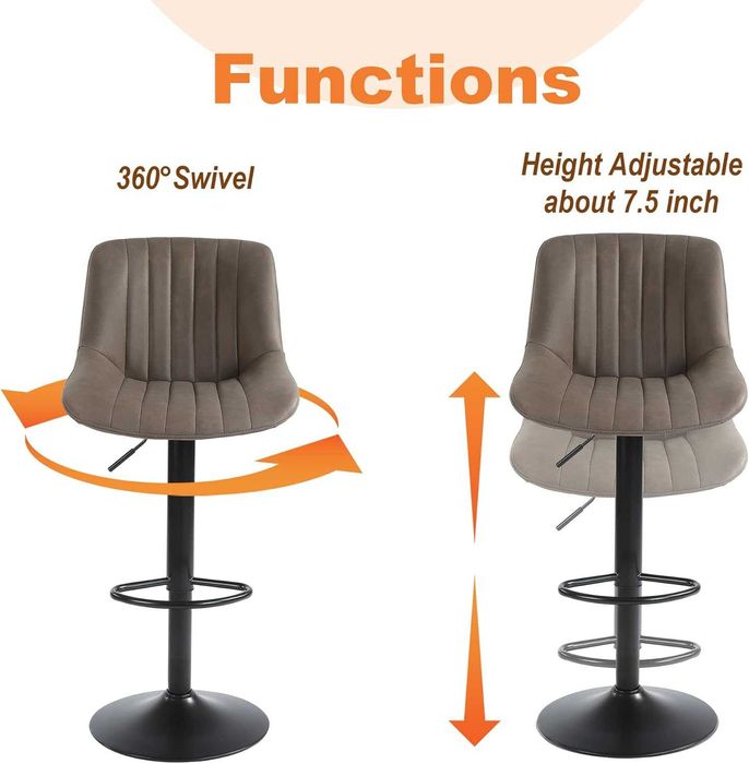 Nowe krzesła barowe / krzesło / hoker / 2SZT / hokery / taboret!A2882!