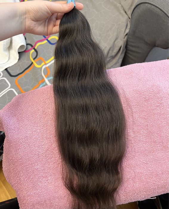 ^5 wlosy dziewicze 45 cm krecone