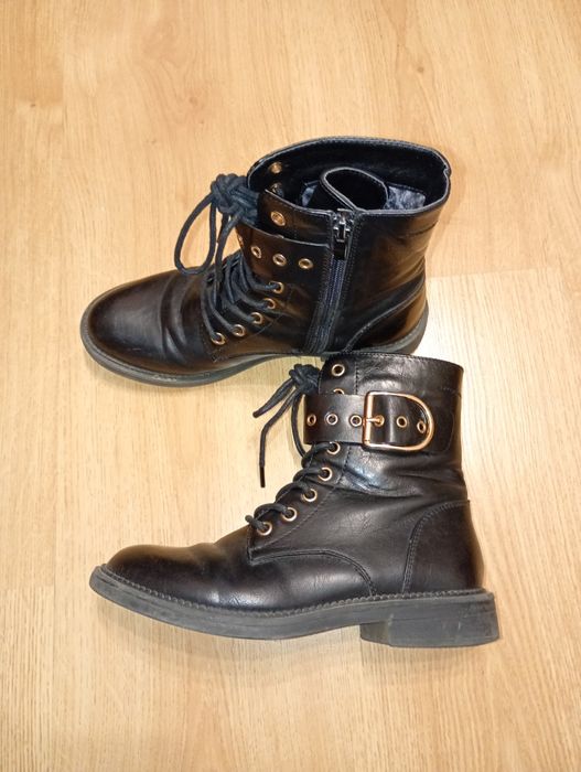 Botki 36 kozaczki jesienne czarne