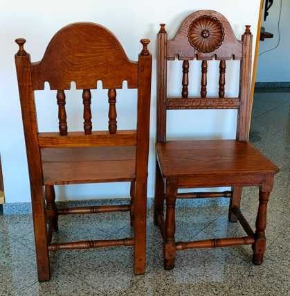 Cadeiras da madeira