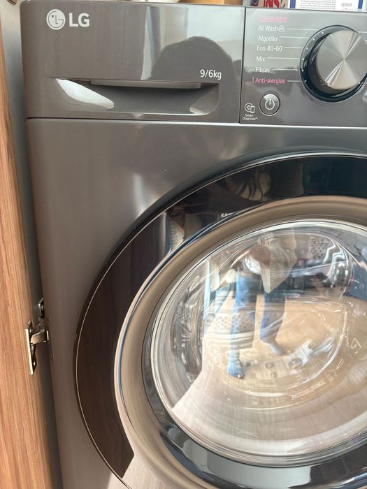 Máquina lavar e secar roupa LG