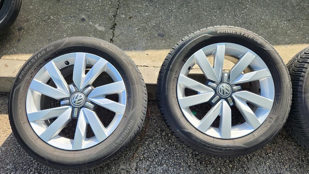 Jantes 16 Volkswagen, furacão 5x115 praticamente novas com pneus