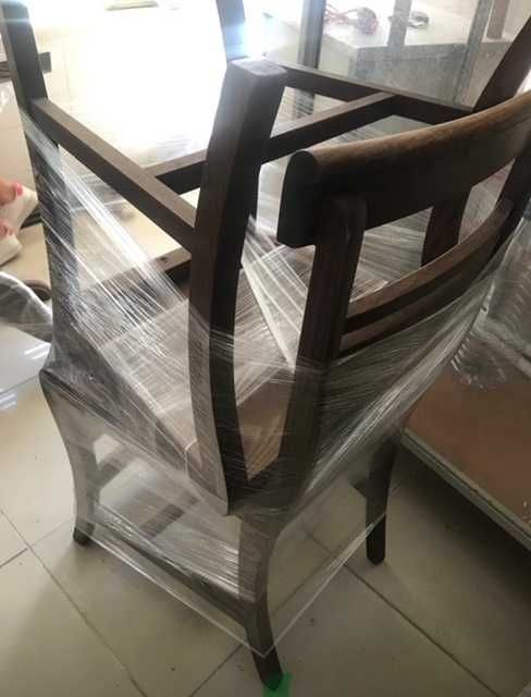 mesa de sala de jantar e 6 cadeira