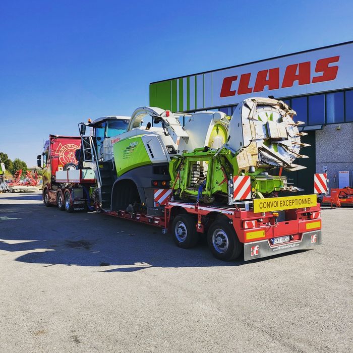 Transport kombajnów sieczkarni opryskiwaczy maszyn domków gabarytów