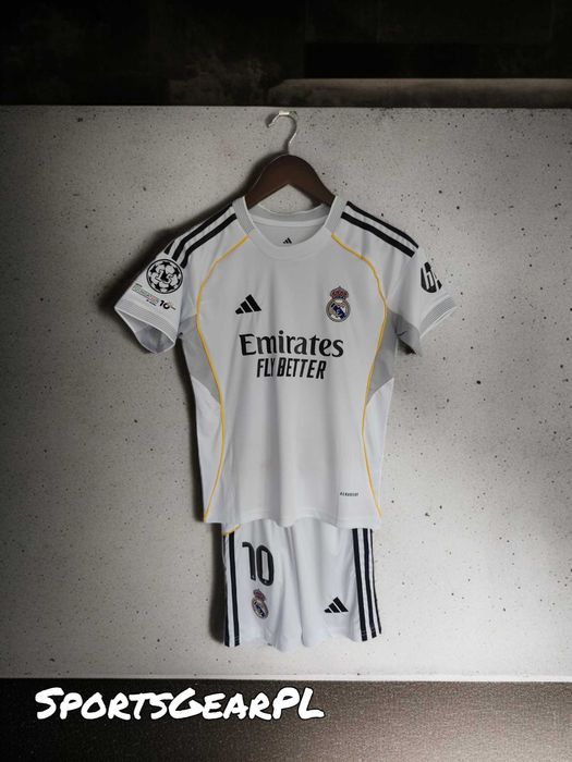 25/26 Kylian MBAPPE #10 Real Madryt CHAMPIONS LEAGUE Komplet Domowy