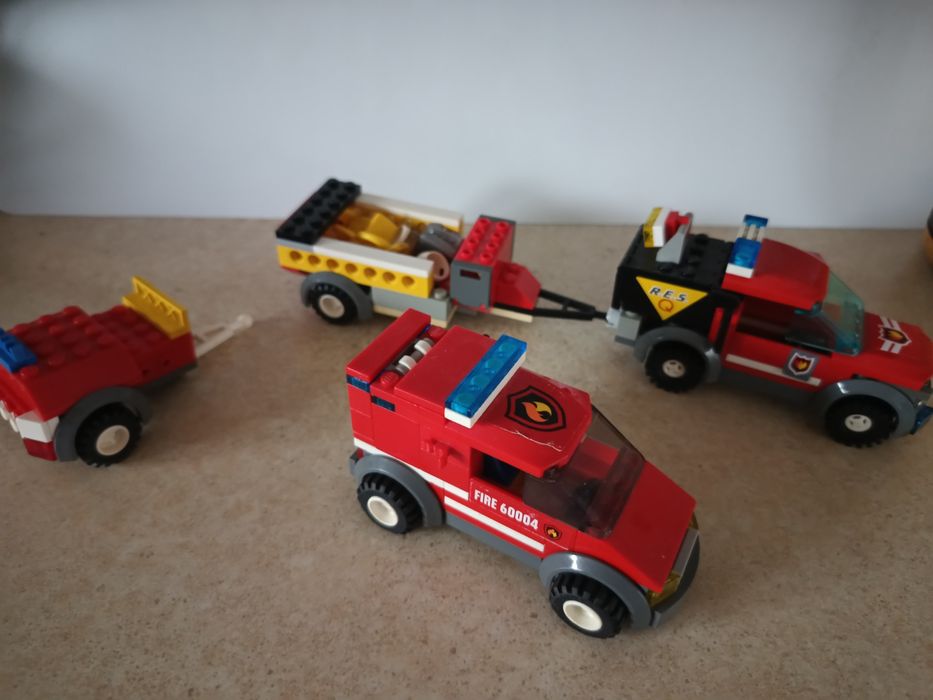 Klocki LEGO. Straż pożarna. Pojazdy dodatkowe