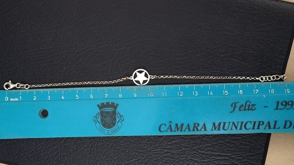 Pulseira em prata estrela