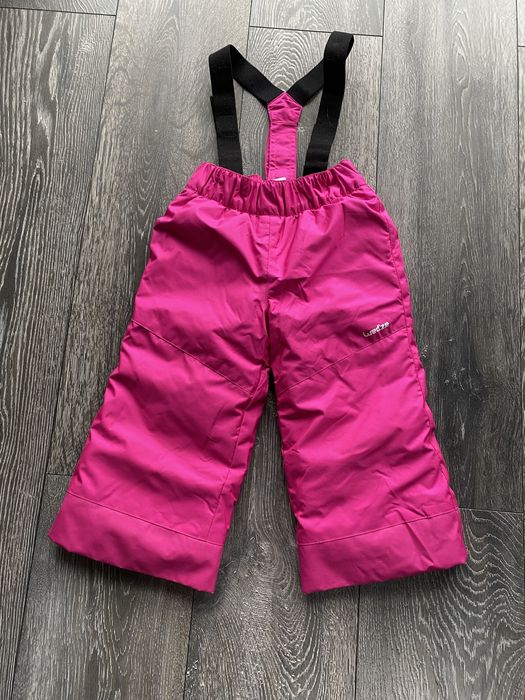 Spodnie narciarskie dziewczęce r 90-98