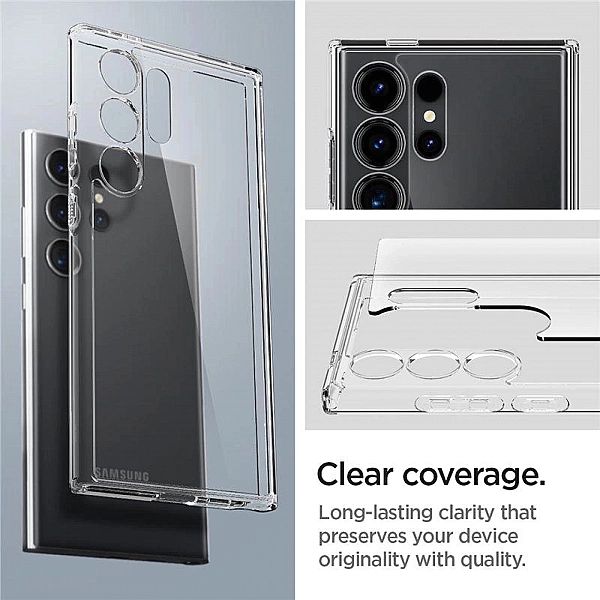 Etui Spigen Ultra Hybrid na Samsung Galaxy S24 Ultra - przezroczyste