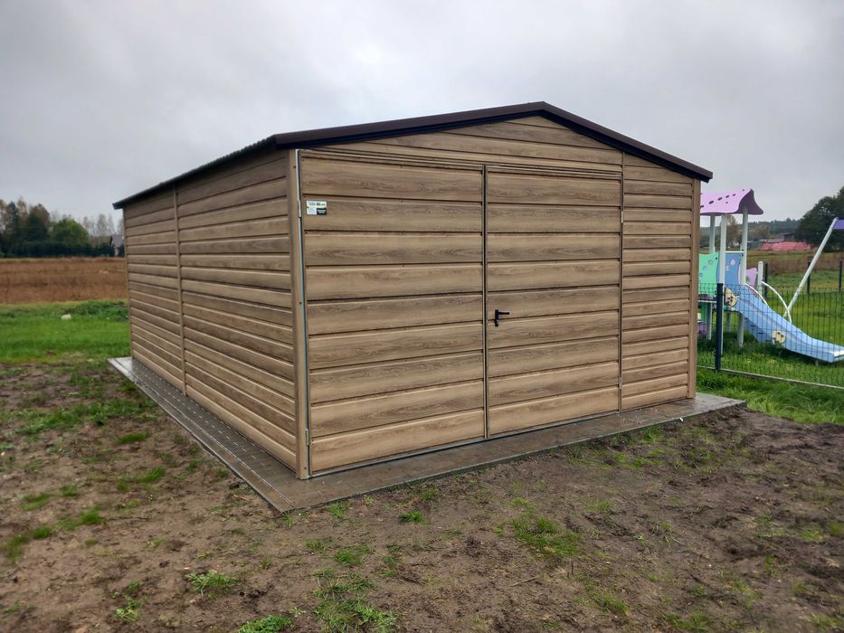 Garaż Blaszany 4x5m KONSTRUKCJA OCYNK