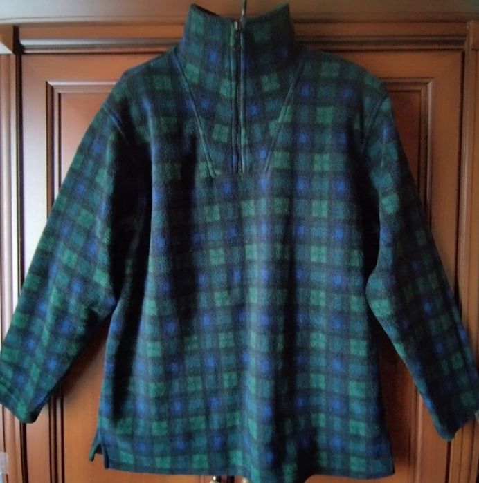 Рубашки(2) в клетку р.XXL/54-56 флисовые