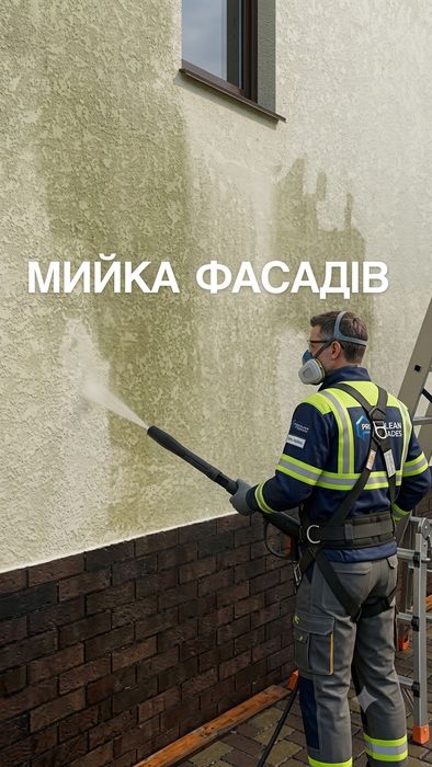 Мийка та фарбування фасадів.