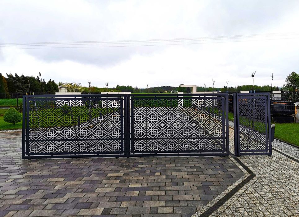 Brama + Furtka z profila 80x20 Ocynk +Ral Producent