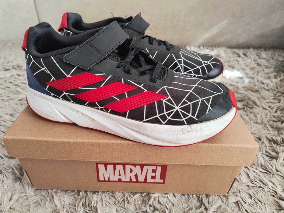 Buty sportowe/adidasy, na rzepy Adidas Duramo Spider-Man, r. 38
