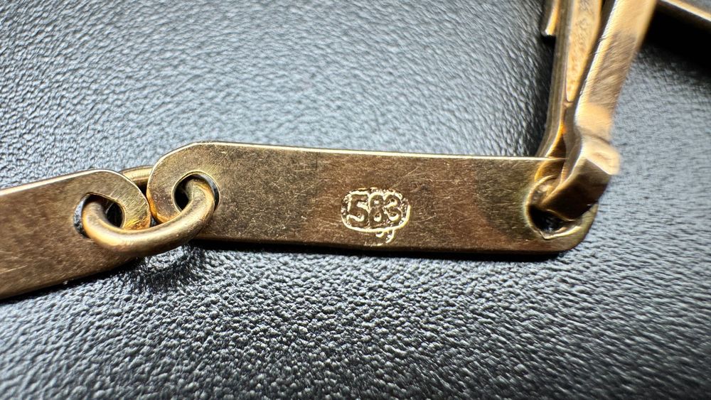 Złoty Łańcuszek 14ct 583, Długość: 42cm; Waga: 10,34g
