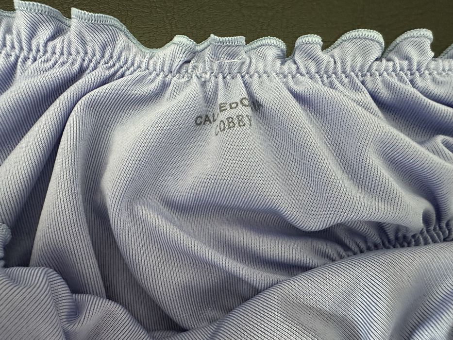 Biquíni Calzedonia Azul brilhante com efeito de seda