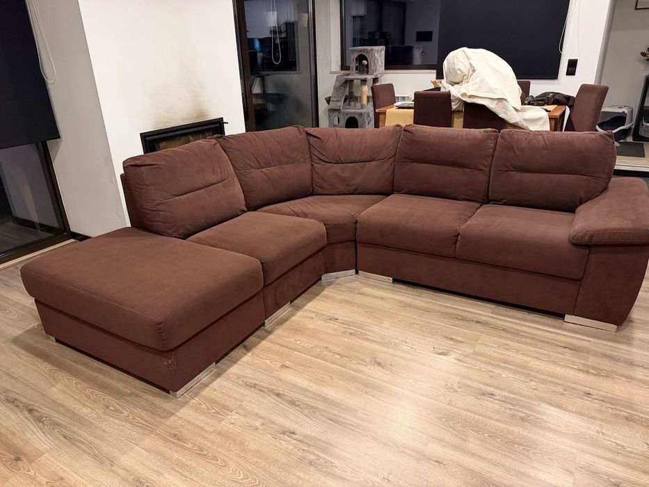 Sofá de 5 lugares mais long chaise