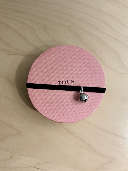 Caixa em tecido rosa Porta joias da Tous