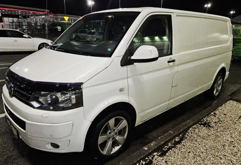 Volkswagen TRANSPORTER  T5 L2H2 Long Wysoki VAT1a Faktura Hak Klima Parktronic 3 osobowy