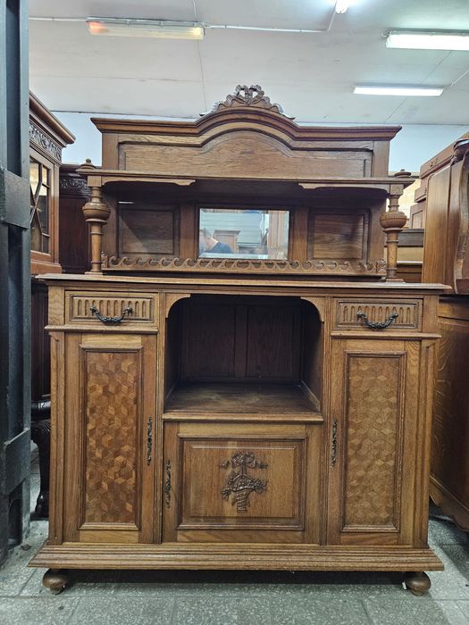 Ładna komoda dębowa Francja pomocnik secesja /