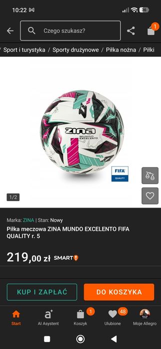 Piłki meczowe polecam Zina mundo i adidas
