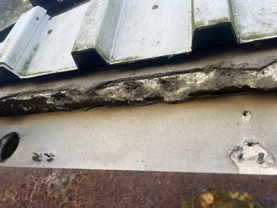 Blacha trapezowa używana gruba | na ogrodzenie wiatę