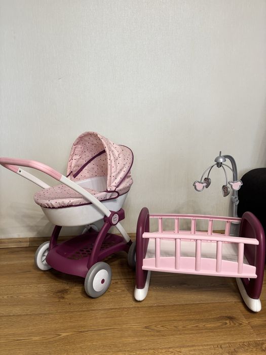 Комплект коляска та кроватка дитячі